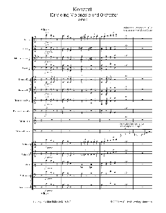 Konzert a-moll op. 102 von Johannes Brahms 