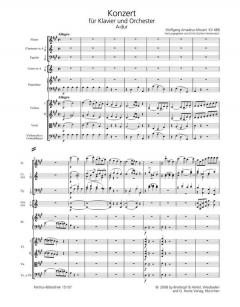 Klavierkonzert A-dur KV 488 von Wolfgang Amadeus Mozart 