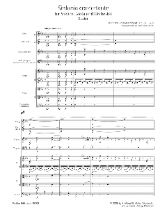 Sinfonia concertante Es-dur KV 364 (320d) von Wolfgang Amadeus Mozart 