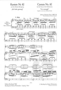 Ich habe genug (genung) von Johann Sebastian Bach 