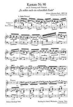 Es reisset euch ein schrecklich Ende (J.S. Bach) 