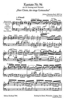 Herr Christ, der einge Gottessohn (J.S. Bach) 