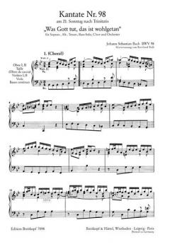 Was Gott tut, das ist wohlgetan (J.S. Bach) 