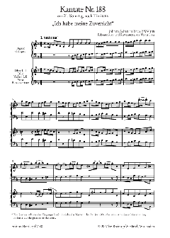 Ich habe meine Zuversicht (J.S. Bach) 