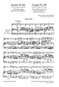 Herr, deine Augen sehen nach dem Glauben (J.S. Bach) 