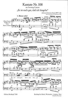 Es ist euch gut, dass ich hingehe (J.S. Bach) 