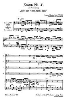 Lobe den Herrn, meine Seele (J.S. Bach) 