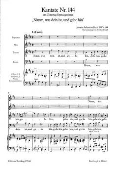 Nimm, was dein ist, und gehe hin (J.S. Bach) 