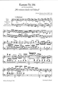 Wir müssen durch viel Trübsal (J.S. Bach) 