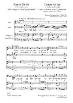 Sehet, wir gehn hinauf gen Jerusalem (J.S. Bach) 