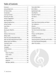 Jazz Bowing Techniques For The Improvising Bassist von Jamey Aebersold 