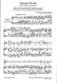 Ihr, die ihr euch von Christo nennet (J.S. Bach) 