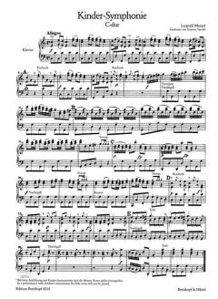 Kinder-Symphonie von Leopold Mozart 