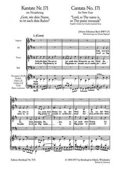 Gott, wie dein Name, so ist auch dein Ruhm (J.S. Bach) 