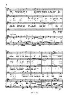 Gott, wie dein Name, so ist auch dein Ruhm (J.S. Bach) 