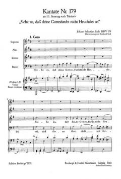 Siehe zu, dass deine Gottesfurcht nicht Heuchelei sei (J.S. Bach) 