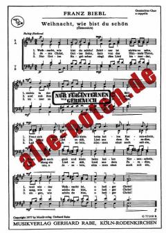 Weihnacht, wie bist du schön (Franz Biebl) 