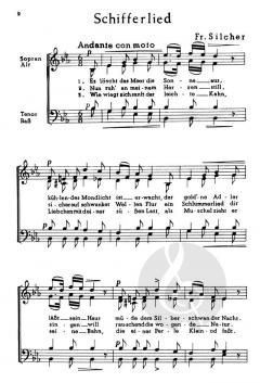 Liederheft für gemischten Chor (Friedrich Silcher) 