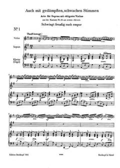 Ausgewählte Arien für Sopran Heft 1 (J.S. Bach) 