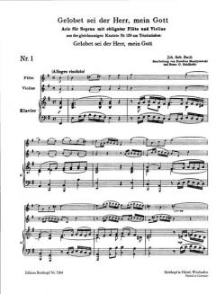 Ausgewählte Arien für Sopran Heft 4 (J.S. Bach) 