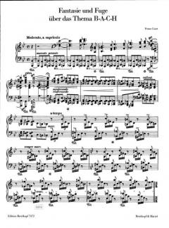 Fantasie und Fuge über B-A-C-H von Frederick Loewe 