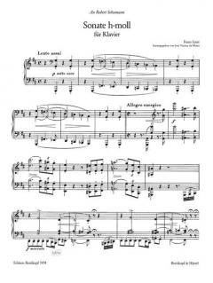 Sonate h-moll von Franz Liszt 