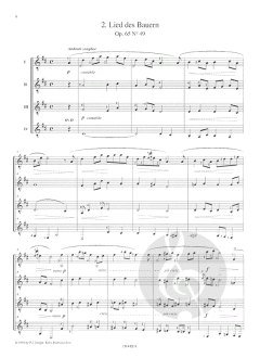 Vier lyrische Stücke von Edvard Grieg 