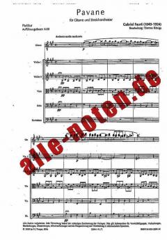 Pavane Op. 50 von Gabriel Fauré 