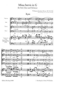Missa brevis G-Dur KV 49 (47D) (W.A. Mozart) 