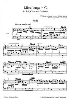 Missa longa in C-Dur KV 262 (W.A. Mozart) 