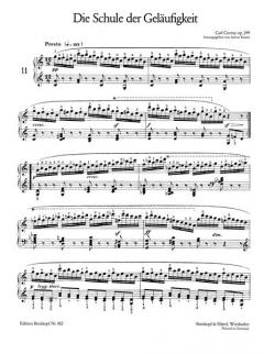 Schule der Geläufigkeit op. 299 Heft 2 von Carl Czerny 