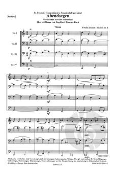 Abendsegen von Ursula Keusen-Nickel 