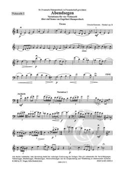 Abendsegen von Ursula Keusen-Nickel 