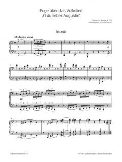 Fuge über das Volkslied 'O du lieber Augustin' von Jutta Theurich 