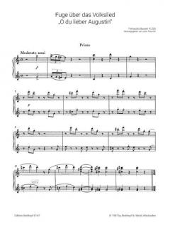 Fuge über das Volkslied 'O du lieber Augustin' von Jutta Theurich 