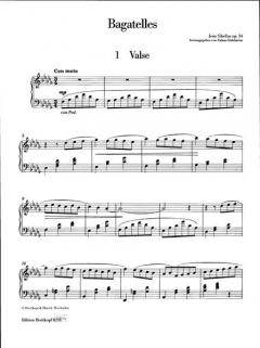 Bagatelles op. 34 von Fabian Dahlström 