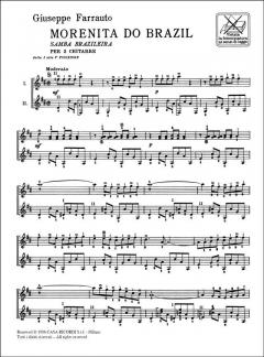 Morenita Do Brazil. Samba Brazileira per 2 Chitarr 