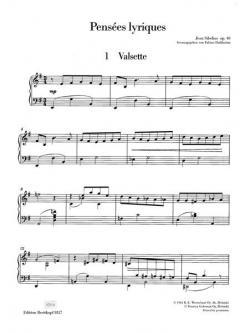 Pensées lyriques op. 40 von Fabian Dahlström 