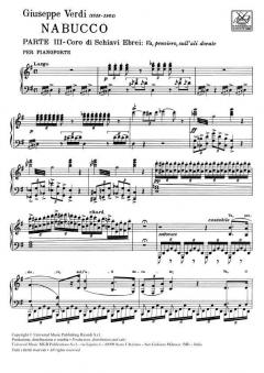 Va Pensiero, Sull'ali Dorate (Coro Dall'opera) von Giuseppe Verdi 