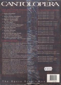 Cantolopera: Arie Per Tenore Drammatico 