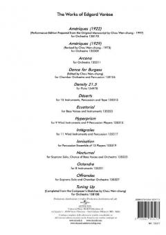 Integrales For 11 Wind Instruments And Percussion (Edgard Varèse) 