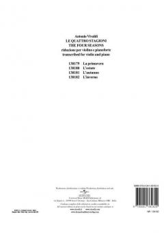 L'Autunno Da Le Quattro Stagioni RV 293 Op. 8/3 von Antonio Vivaldi 