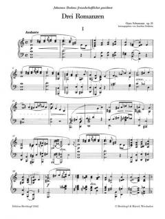 3 Romanzen op. 21 von Joachim Draheim 