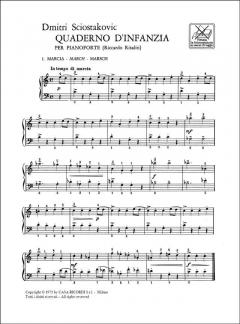 Quaderno D'infanzia. 6 Pezzi Facili von Dmitri Schostakowitsch 