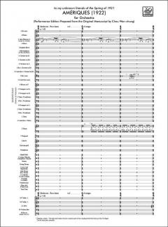 Ameriques (1922), for Orchestra von Edgard Varèse im Alle Noten Shop kaufen (Partitur)