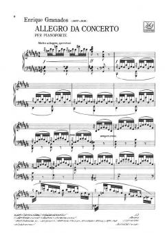 Allegro Da Concerto von Enrique Granados 
