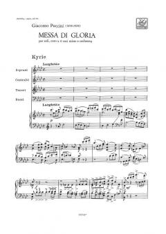 Messa Di Gloria von Giacomo Puccini 