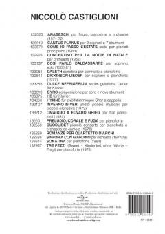 Sonatina per Pianoforte von Niccolo Castiglioni 