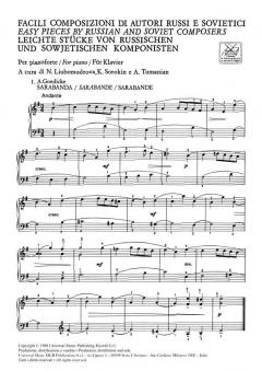 Facili Composizioni Di Autori Russi e Sovietici 