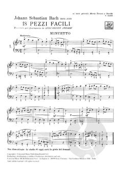 18 Pezzi Facili von Johann Sebastian Bach 
